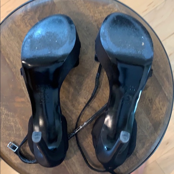 Stuart Weitzman black silk high heels! - Picture 4 of 5